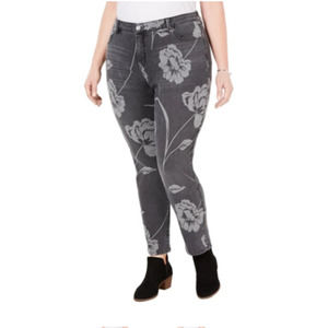 Style & Co. Womens Plus14W Calla Lily Denim Jeans